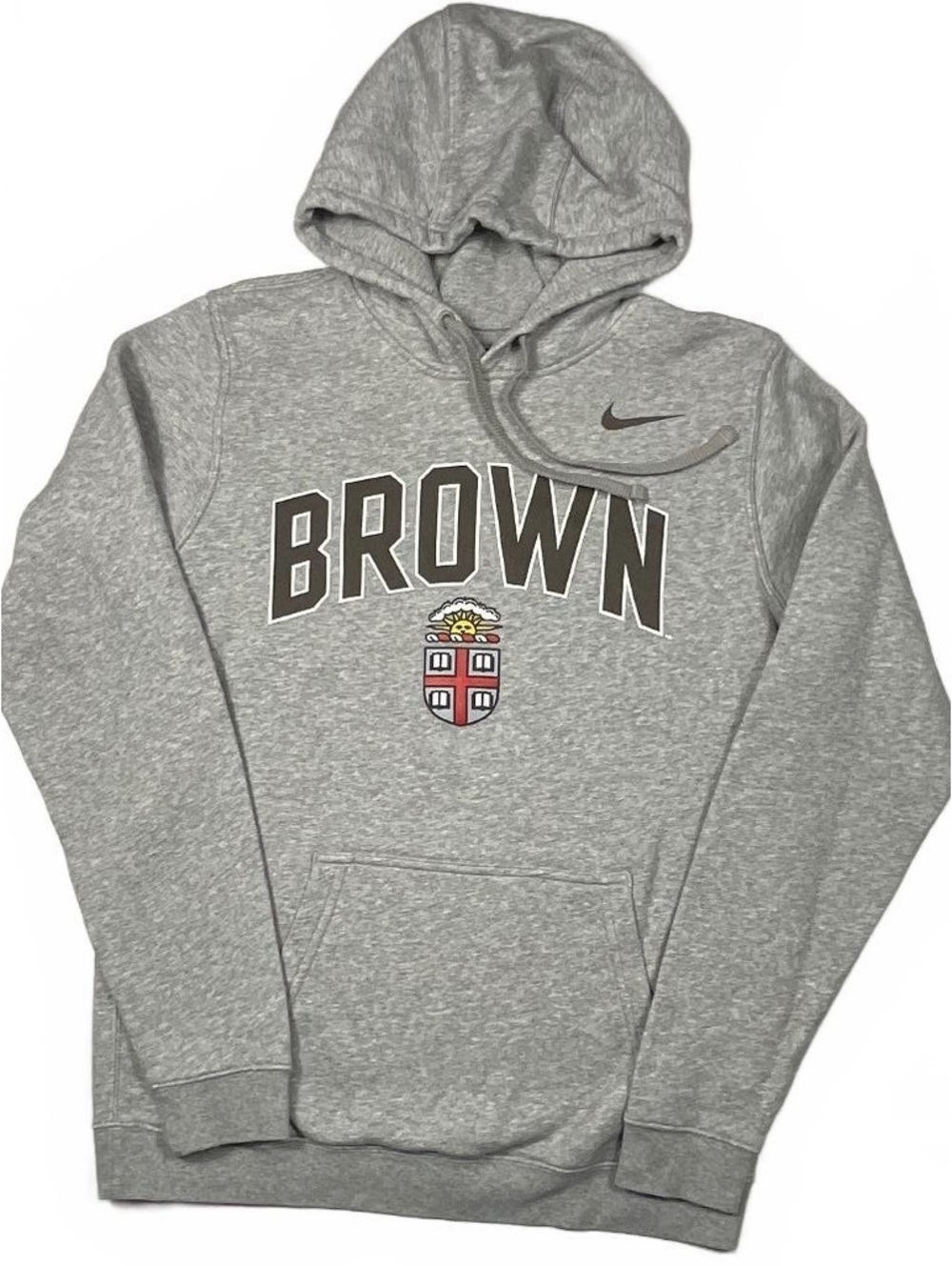 Nike Brown University Grey Hoodie Size Small
